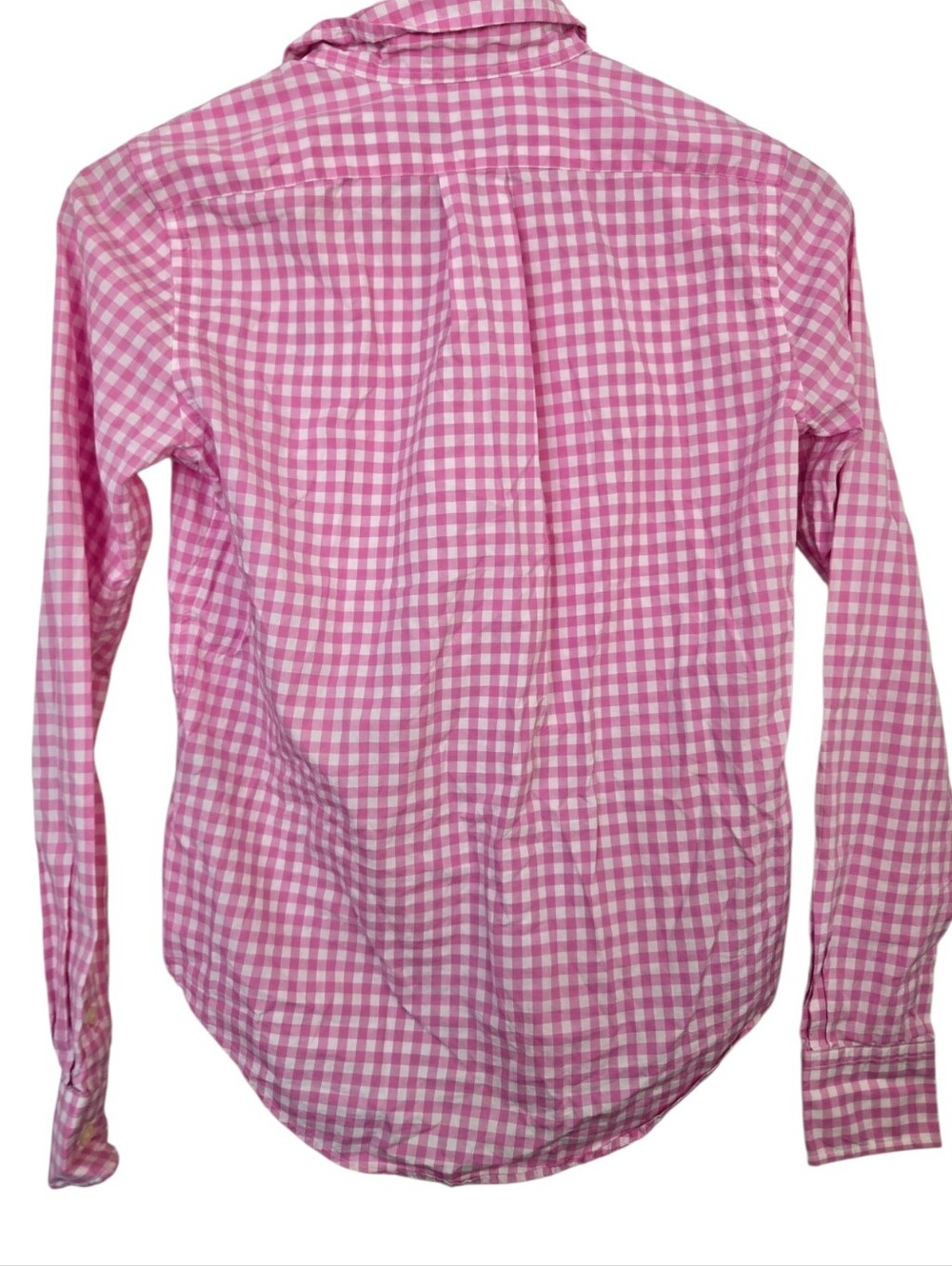 Polo Ralph Lauren Pink Gingham Button-Down Shirt | XS | Preppy Classic - Picture 4 of 4